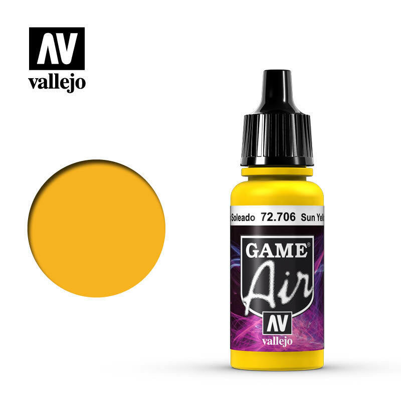 Vallejo Game Colour Paint Game Air Sun Yellow (72.706) - Tistaminis