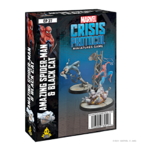 Marvel Crisis Protocol: Spider-Man and Black Cat Character Pack Pre-Order Jun11 - Tistaminis