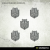 Kromlech Dragonborn Shields (5) New - TISTA MINIS