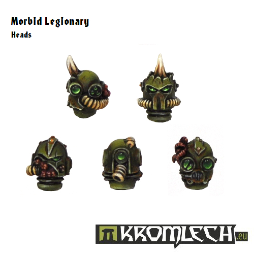 Kromlech Morbid Legionary Heads New - TISTA MINIS