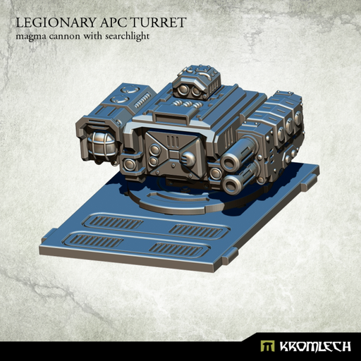 Kromlech Legionary APC Turret: Magma Cannon with Searchlight - TISTA MINIS