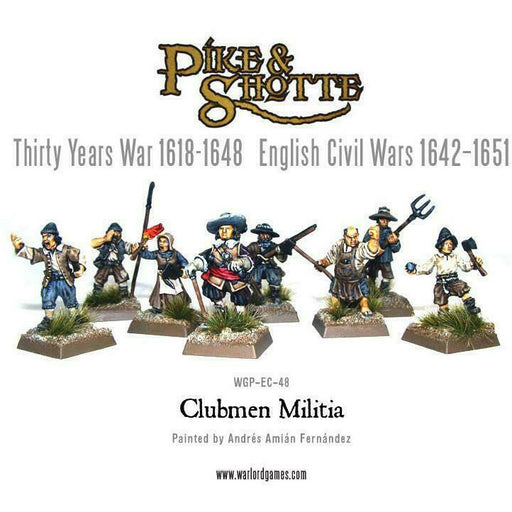 Pike & Shotte Clubmen Militia New - TISTA MINIS