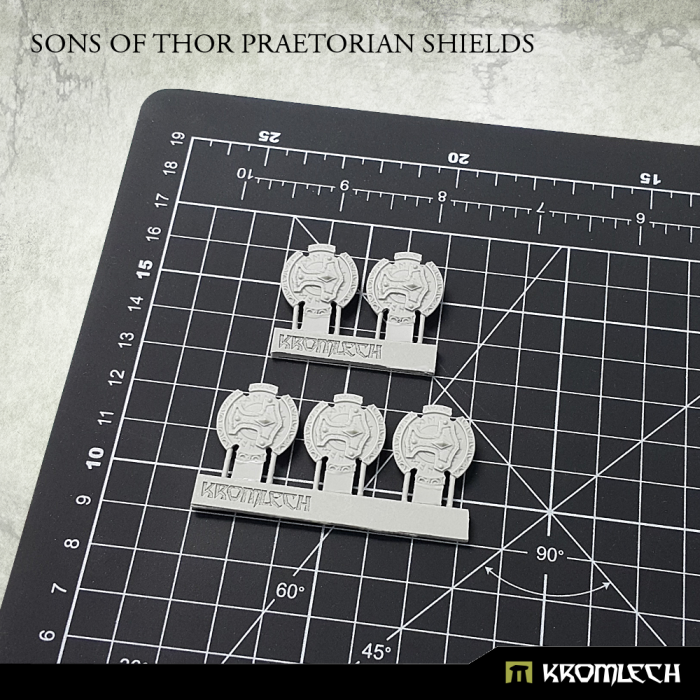 Kromlech Sons of Thor Praetorian Shields (5) New - TISTA MINIS