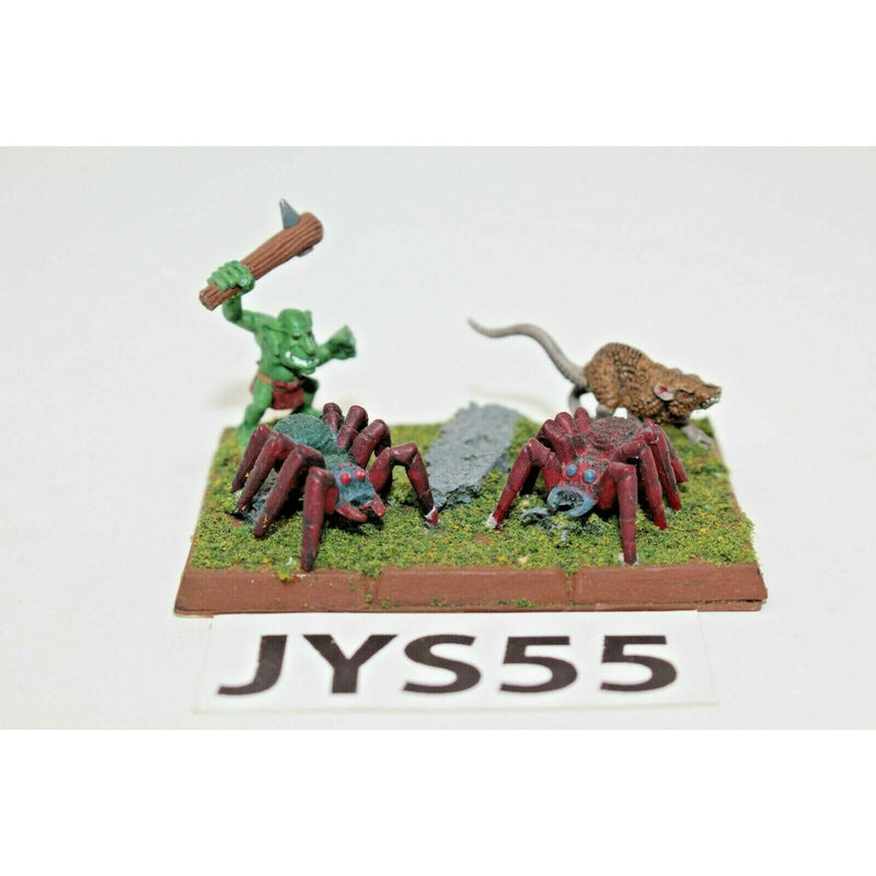 Warhammer Orc and Goblins Snotling with spiders and Rat | TISTAMINIS