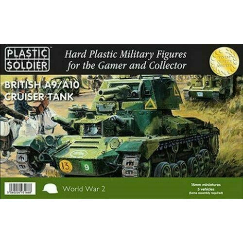 Plastic Soldier Company 15mm BRITISH A9/A10 CRUISER TANK New - TISTA MINIS