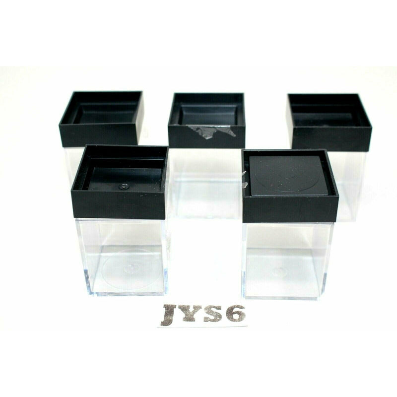 Empty Clear Acrylic Dice Containers - Set of 5 - JYS6 - Tistaminis