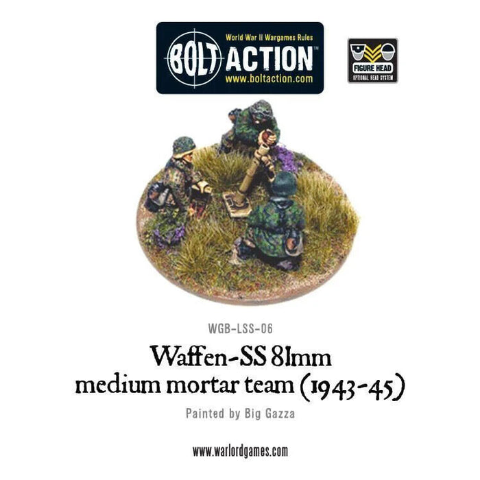 Bolt Action German Waffen-SS 81mm medium mortar team (1943-45) New - Tistaminis