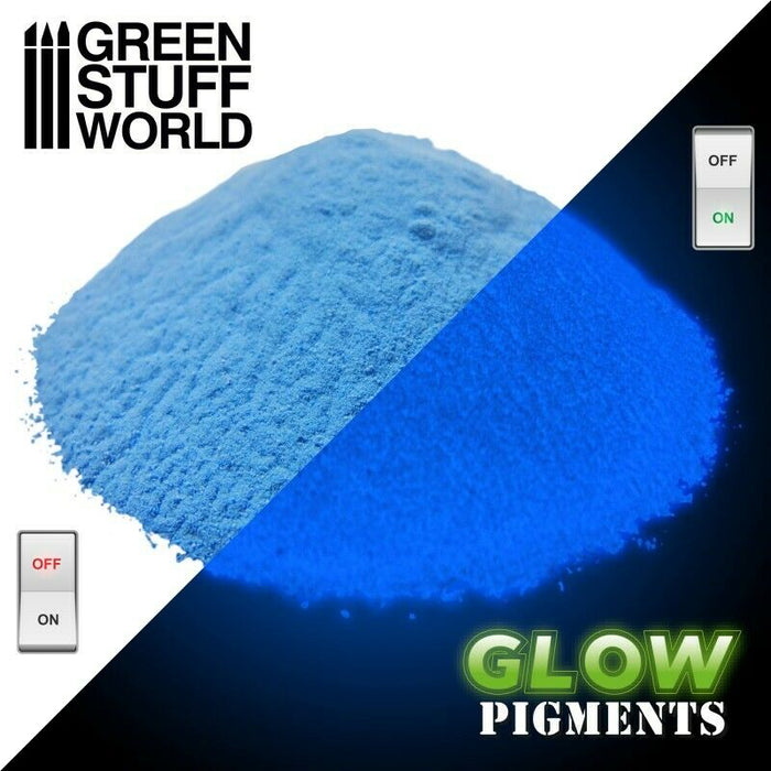 Green Stuff World Glow Pigments - SPACE BLUE New - TISTA MINIS