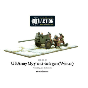 Bolt Action US Army M5 3" Anti-Tank Gun (Winter) New - TISTA MINIS