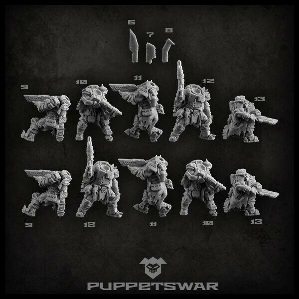 Puppets War Stalker Troopers Bodies New - Tistaminis