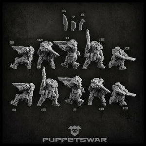Puppets War Stalker Troopers Bodies New - Tistaminis
