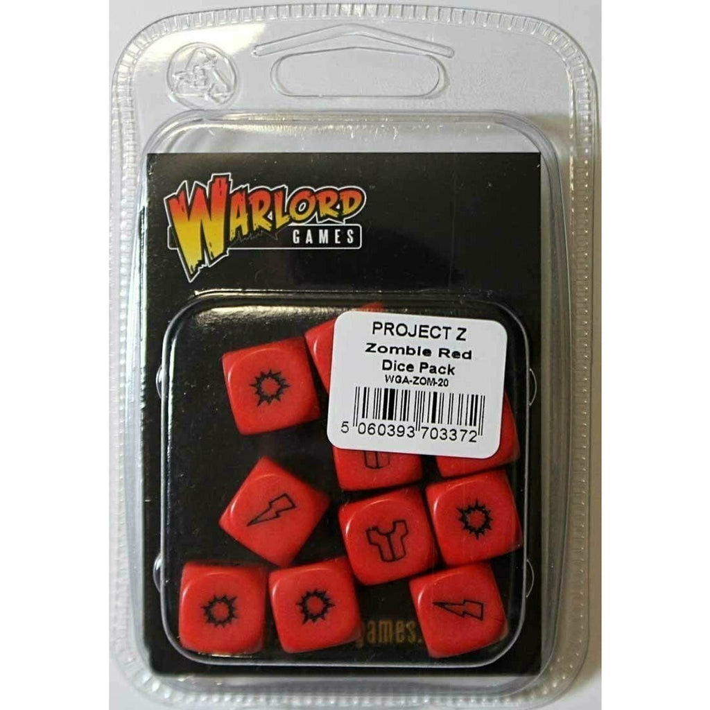 Project Z - Zombie Red Dice Pack New - TISTA MINIS