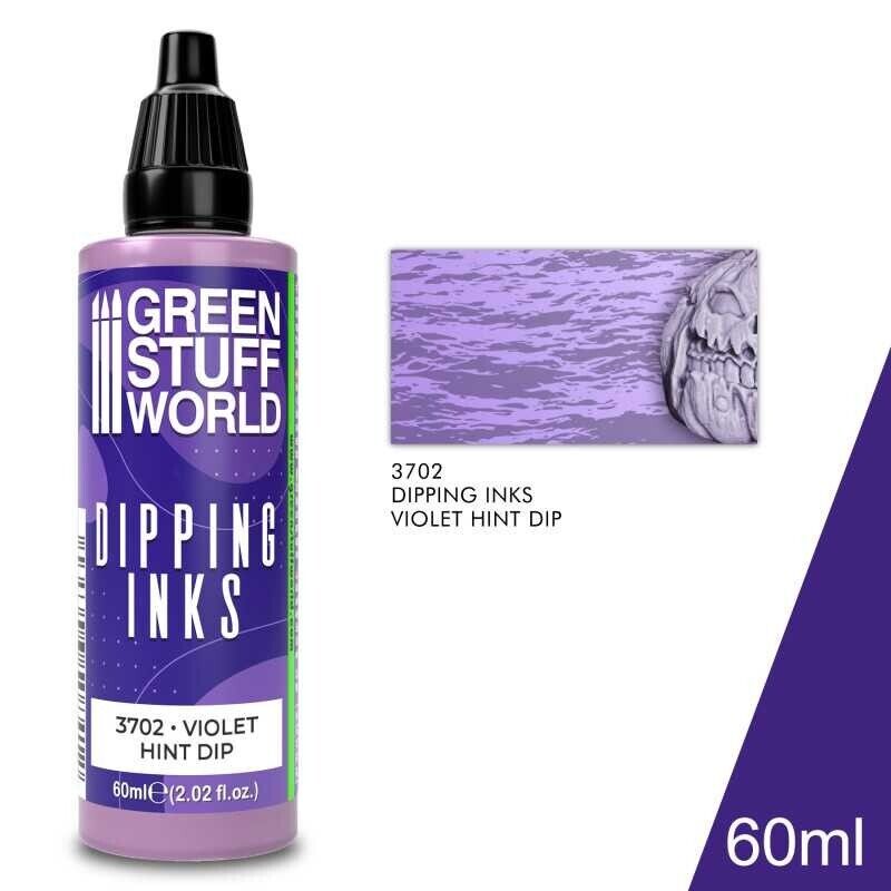 Green Stuff World Dipping Ink 60 ml - VIOLET HINT DIP New - Tistaminis