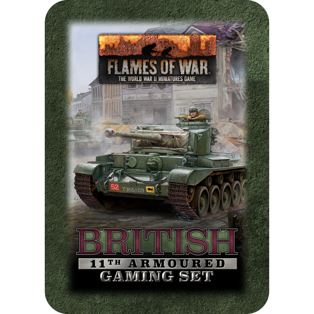 Flames of War British 11th Armoured Tin Oct 30 Pre-order - Tistaminis