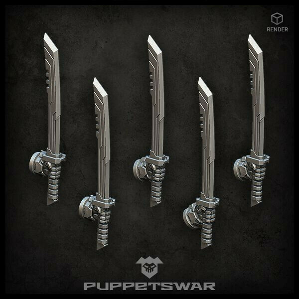 Puppets War Storm Katanas [left] New - Tistaminis