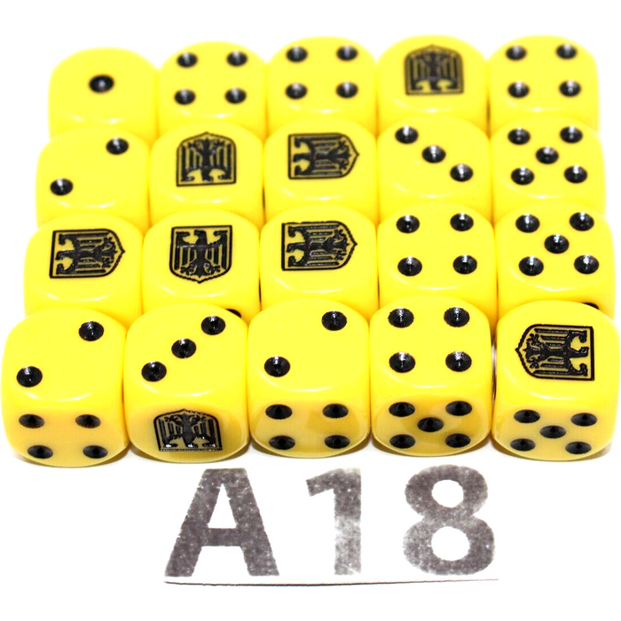 Flames Of War German Dice - A18 - Tistaminis