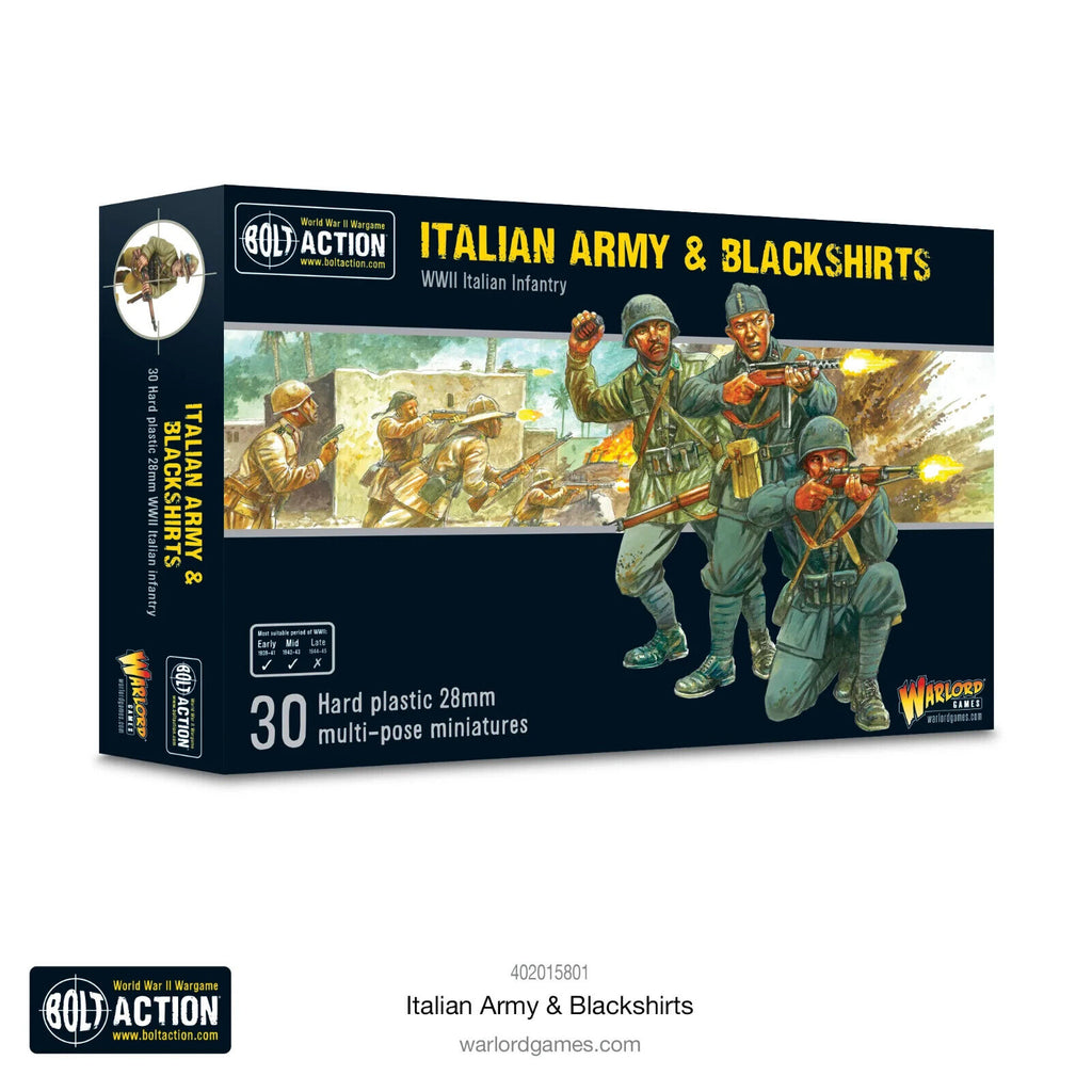 Bolt Action Italian Italian Army & Blackshirts starter army Q4 2022 Pre-Order - Tistaminis
