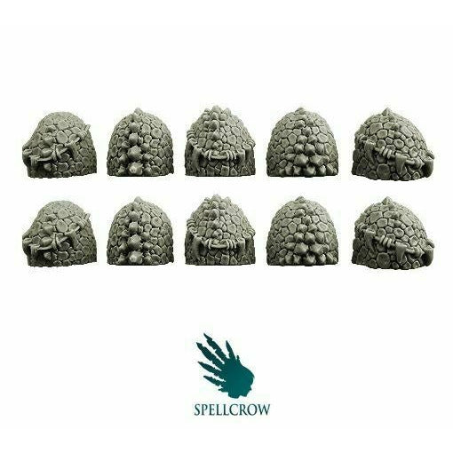 Spellcrow Salamandra Knights Shoulder Pads (ver. 1) - SPCB5906 - TISTA MINIS