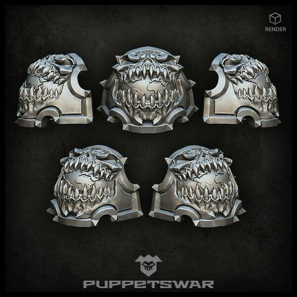 Puppets War H.I. Planet Devourer Shoulder Pads New - Tistaminis