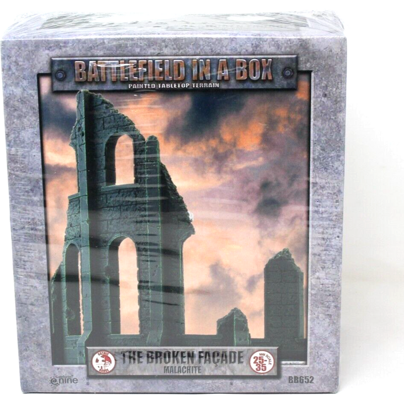 Battlefield In A Box: Gothic Battlefields: Broken Facade - Malachite (x2) New - Tistaminis