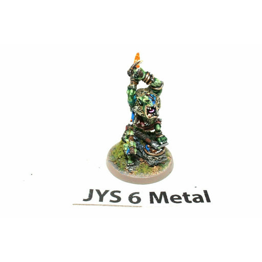 Warhammer Orcs And Goblins Savage orc Warboss Metal Well painted JYS6 - Tistaminis