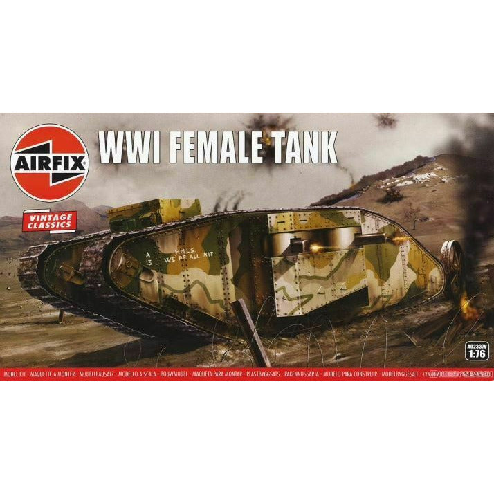 AIRFIX AIR02337V WWI "FEMALE"TANK (1/76) New - Tistaminis