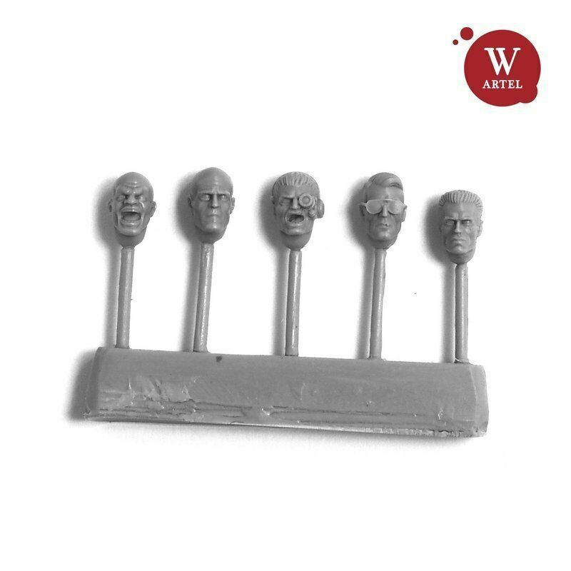 Artel Miniatures - Action Heroes Heads New - TISTA MINIS