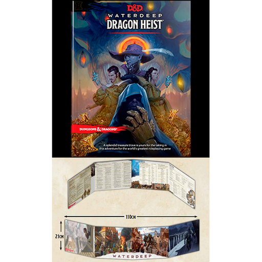 DND DM SCREEN WATERDEEP DRAGON HEIST New - Tistaminis