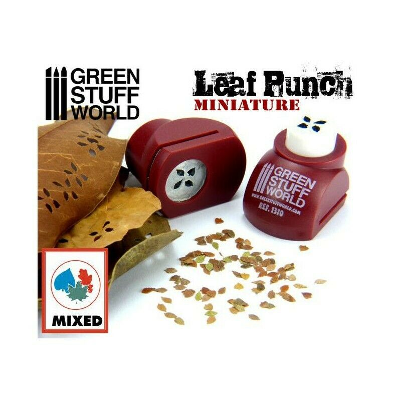 Green Stuff World Leaf Punch RED New - Tistaminis