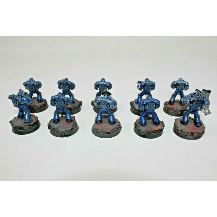 Warhammer Space Marines Mark IV Tactical Squad Well Painted - F3 - Tistaminis