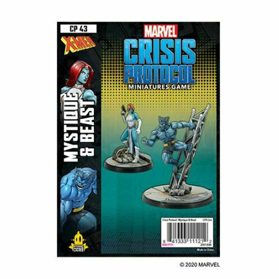Marvel Crisis Protocol: Beast & Mystique Character Pack New - TISTA MINIS