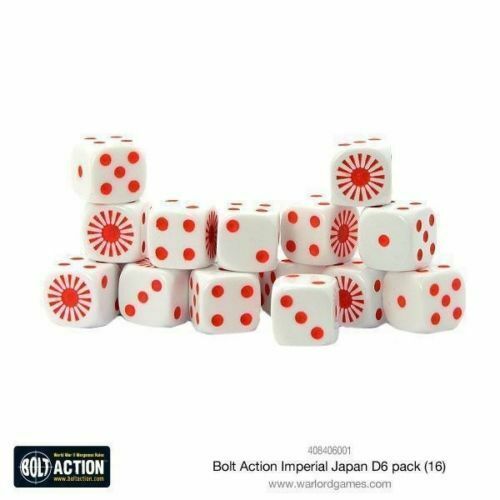 Bolt Action Imperial Japanese D6 Dice New - 408406001 - TISTA MINIS