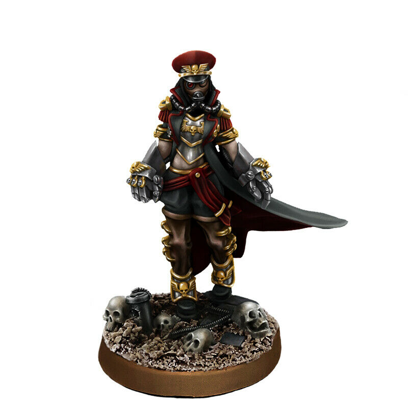 Wargames Exclusive IMPERIAL SOLDIER FEMALE COMMISSAR WITH FISTS OF POWER New - TISTA MINIS