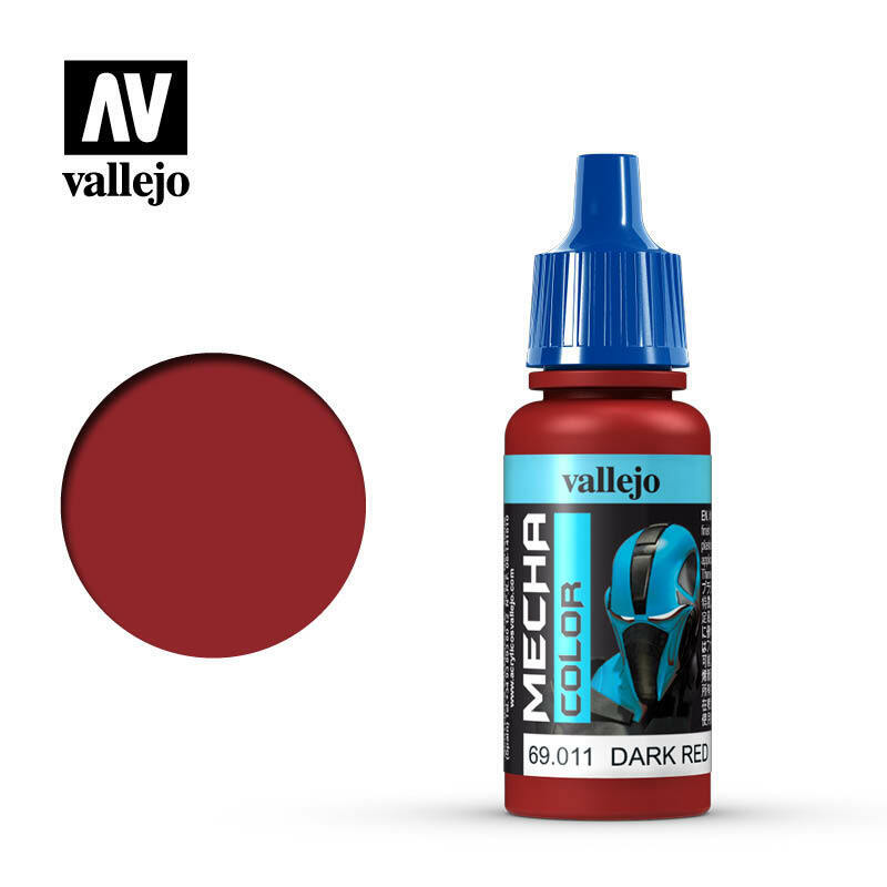 Vallejo Mecha Colour Paint Dark Red (69.011) - Tistaminis