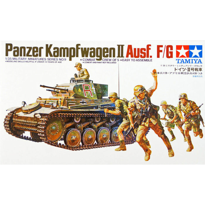 Tamiya PANZER KAMPFWAGEN II AUSF. F/G (1/35) New - Tistaminis