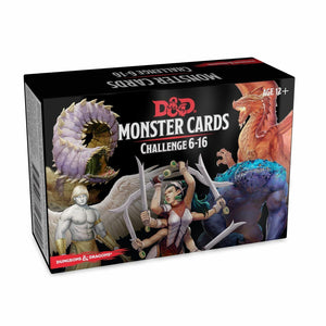 Dungeons & Dragons: Monster Cards Challenge 6-16 | TISTAMINIS
