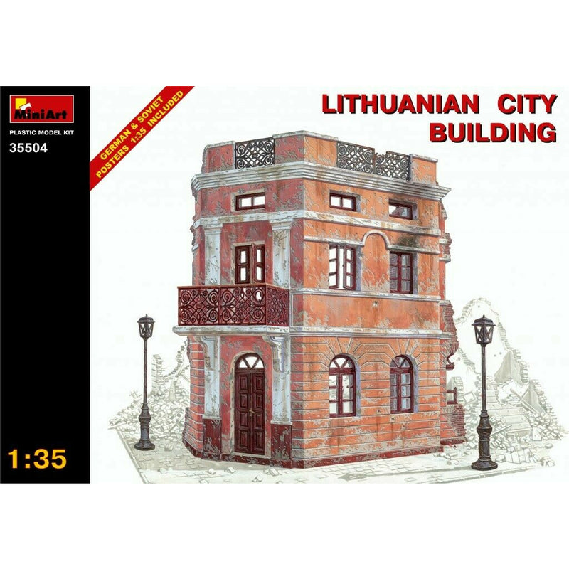 MiniArt Lithuanian City Building (1/35) New - TISTA MINIS