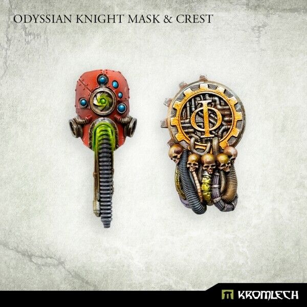 Kromlech	Odyssian Knight Mask & Crest (2) New - Tistaminis