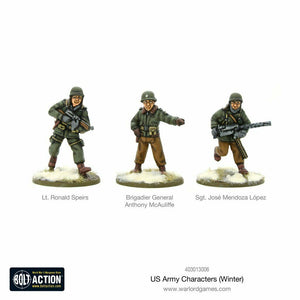 Bolt Action US Army Characters Winter New - TISTA MINIS