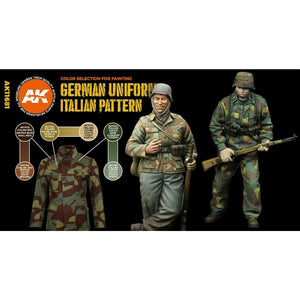 AK Interactive 3G WWII German Italian Camouflage New - Tistaminis