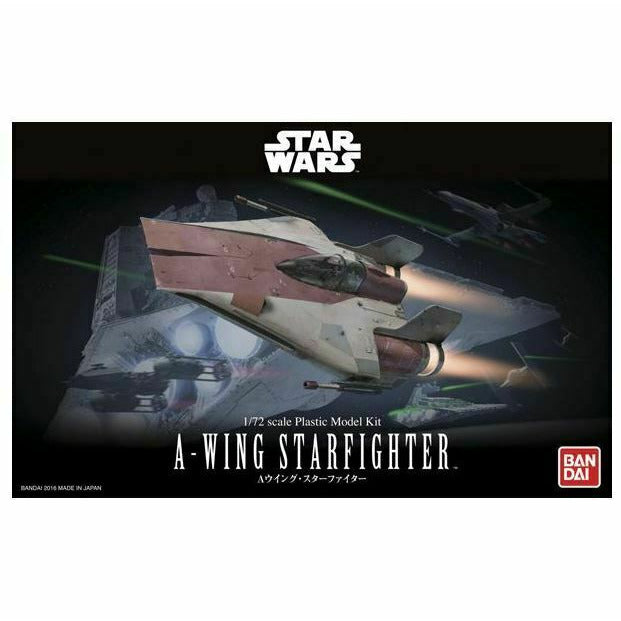 Bandai Star Wars 1/72 A-Wing Starfighter New - TISTA MINIS