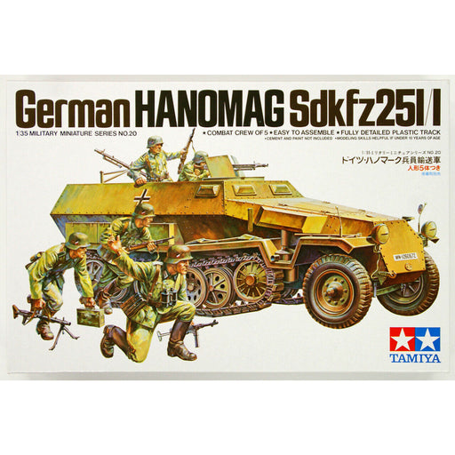 Tamiya TAM35020 GERMAN HANOMAG SDKFZ 251/1 (1/35) New - Tistaminis