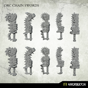 Kromlech Orc Chain Swords (10) New - Tistaminis