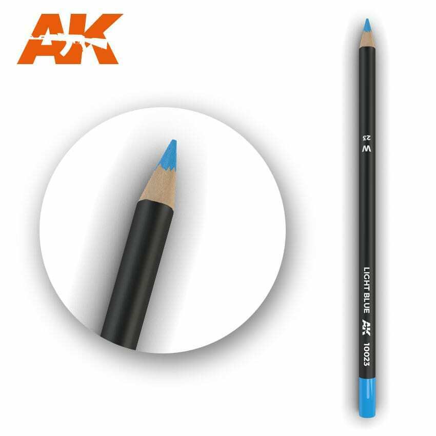 AK Interactive Watercolor Pencil Light Blue New - TISTA MINIS