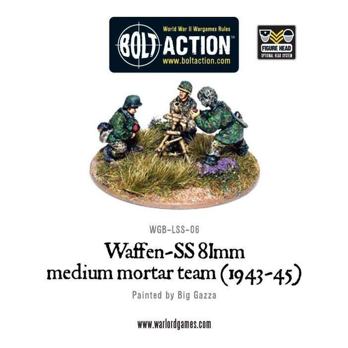 Bolt Action German Waffen-SS 81mm medium mortar team (1943-45) New - Tistaminis