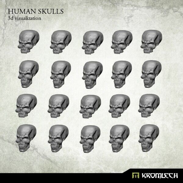 Kromlech	Human Skulls (20) New - Tistaminis