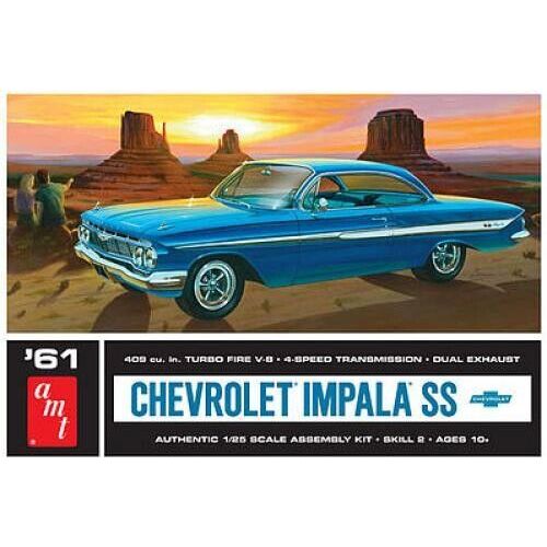 AMT AMT1013 1961 CHEVY IMPALA SS (1/25) New - Tistaminis