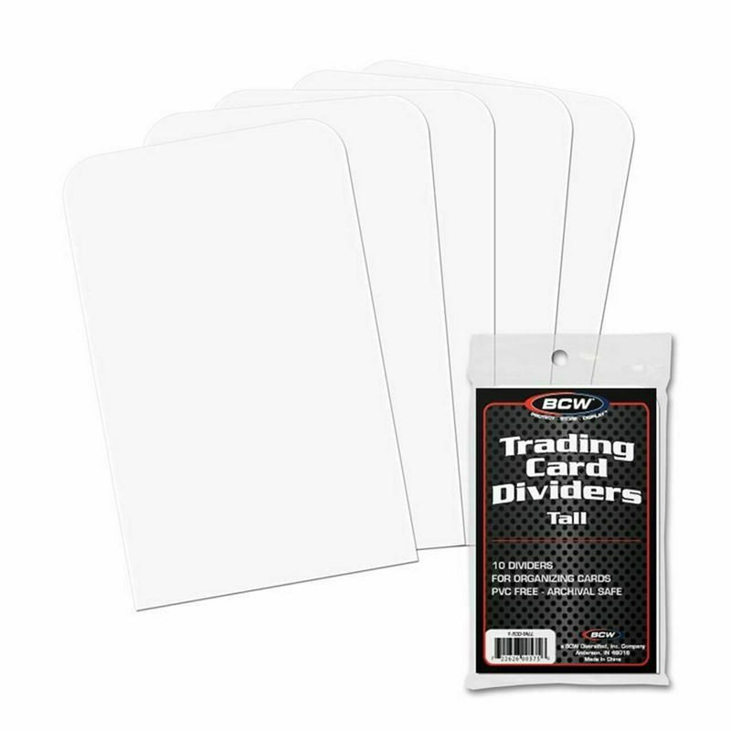 BCW CARD DIVIDERS TALL New - Tistaminis