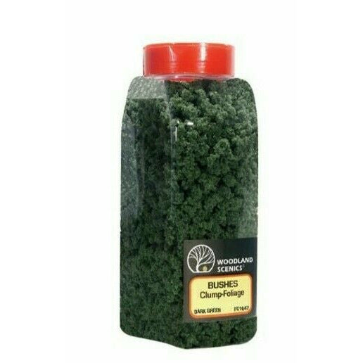 Woodland Scenics Shaker Bush Dark Green (32oz) New - TISTA MINIS