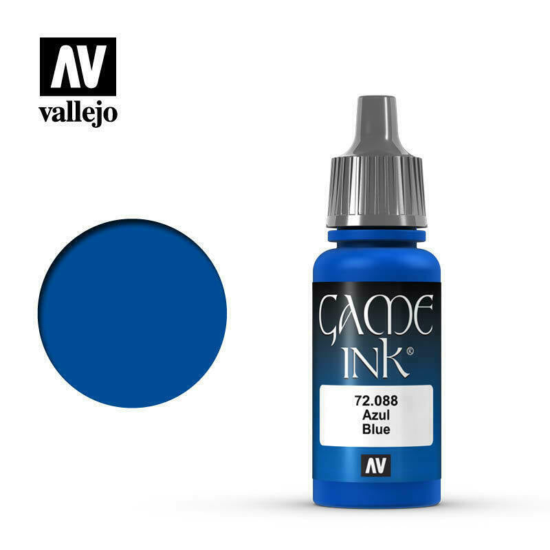 Vallejo Game Colour Paint Game Ink Blue (72.088) - Tistaminis
